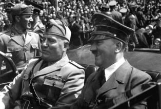 Hitler and Mussolini