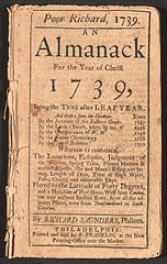 Cover of Poor Richard's Almanac