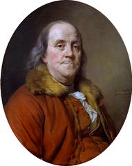 Benjamin Franklin Oval Painting