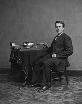 Thomas Edison and the phonograph