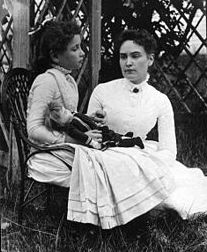 Helen Keller and Anne Sullivan