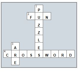 Crossword Puzzles are fun