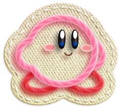 Kirby looks like hes made of yarn