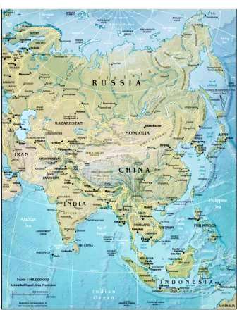 Map of Asia