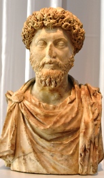 Bust of Roman Emperor Marcus Aurelius