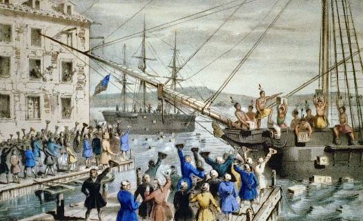 Boston Tea Party Painting