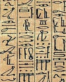 How to write with egyptian heiroglyphics