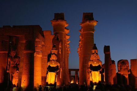 Photo of Luxor temple at night