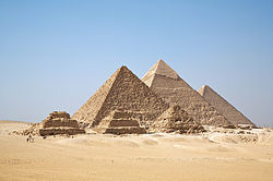 Pyramids of Giza in Egypt