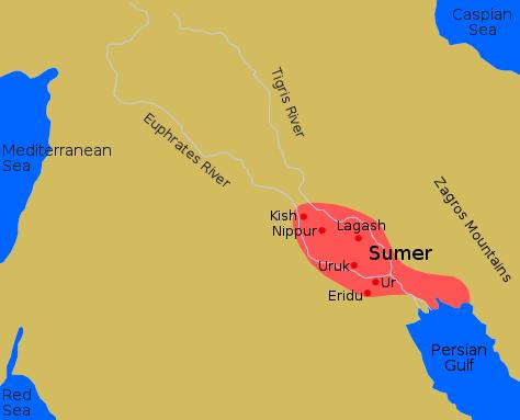 The cities of Sumer