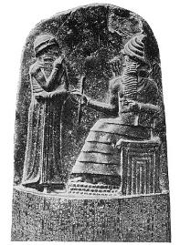 Hammurabi and the diorite stele