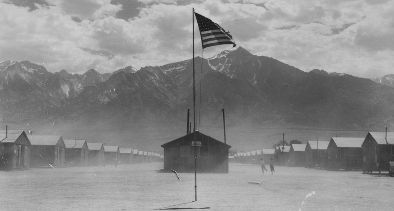 Dust Storm at relocation center