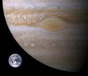 Jupiter compares to Earth