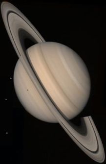 Planet Saturn and rings
