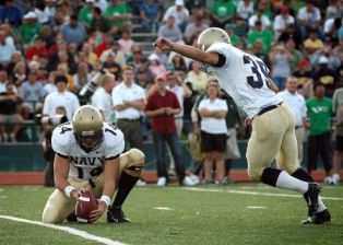 Kicking a field goal