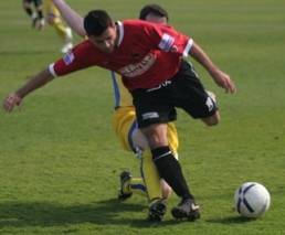 Tackle from behind in soccer