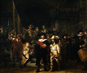 Rembrant's The Night Watch Painting