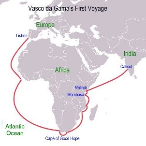 Route of Vasco da Gama