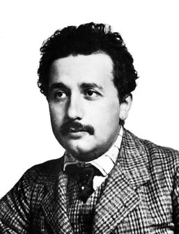 Portrait of Einstein age 25