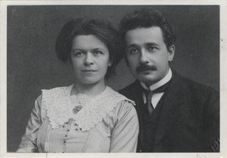 Portrait of Einstein and Mileva Maric