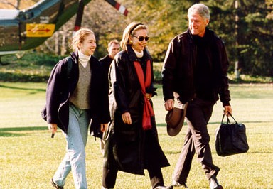 Bill, Hillary, and Chelsea