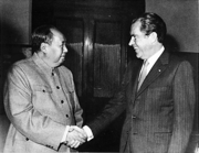 Richard Nixon with Chairman Mao