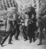 William McKinley is shot