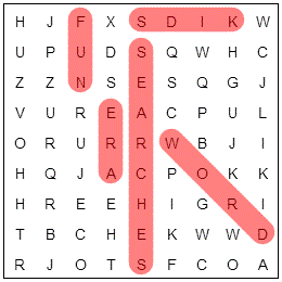 word search for kids educational subjects