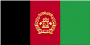 Country of Afghanistan Flag
