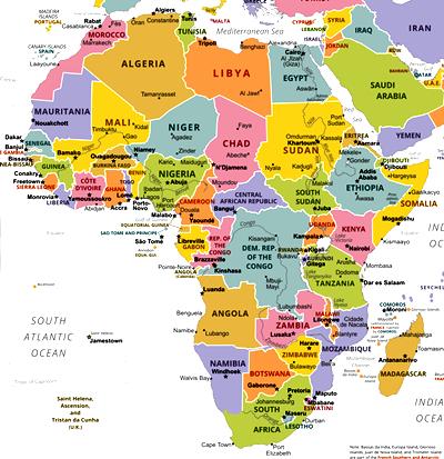 Map of Africa