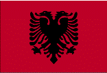 Country of Albania Flag