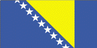 Country of Bosnia and Herzegovina Flag