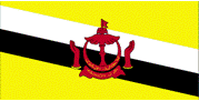 Country of Brunei Flag
