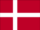 Country of Denmark Flag