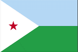 Country of Djibouti Flag