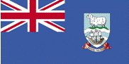 Country of Falkland Islands (Islas Malvinas) Flag