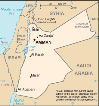 capital of jordan map