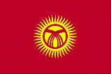 Country of Kyrgyzstan Flag