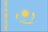 Country of Kazakhstan Flag