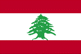 Country of Lebanon Flag