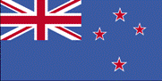 Country of New Zealand Flag