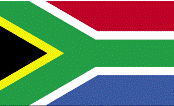Country of South Africa Flag
