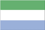 Country of Sierra Leone Flag
