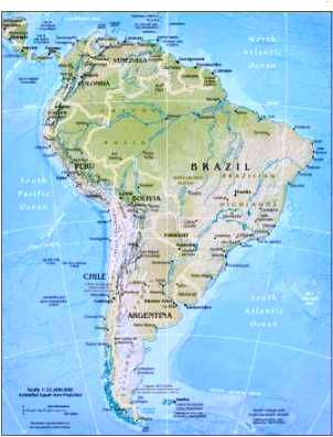 Geography for Kids: South America - flags, maps, industries, culture of South  America