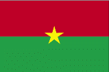 Country of Burkina Faso Flag