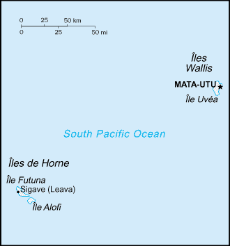 Country of Wallis and Futuna Map