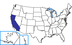 Location of California State