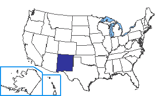 Location of New Mexico State