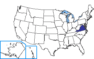 Location of Virginia State