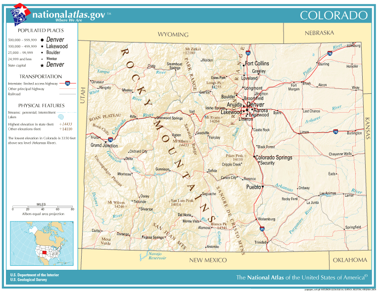 United States Geography for Kids: Colorado